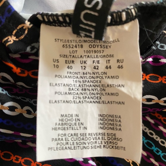 Miraclesuit Shimmer Links Odyssey One Piece Swimsuit Size 10 - Picture 15 of 16